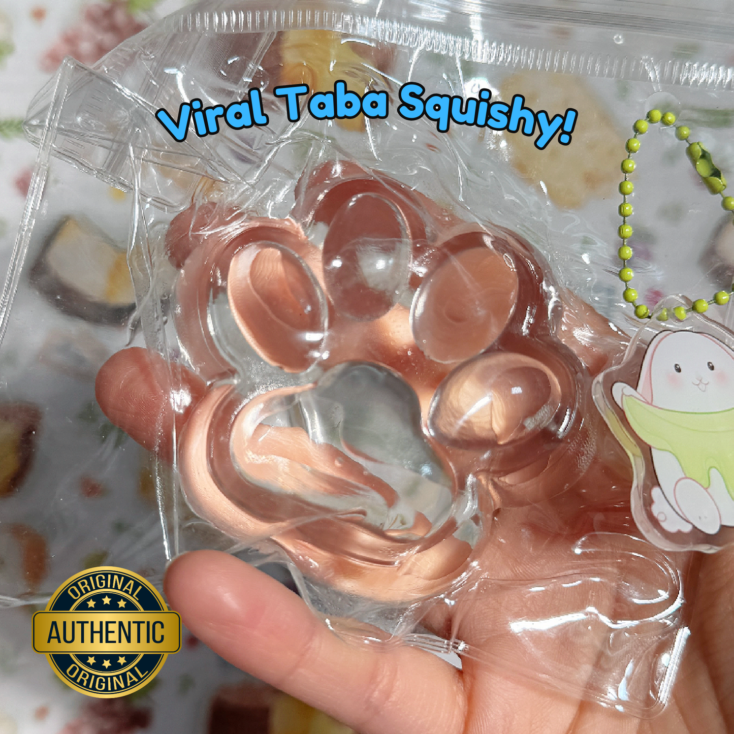 Taba Ultra Clear Cat Paw Squishy