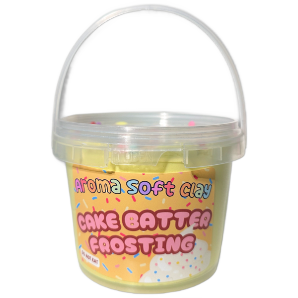 Cake Batter Frosting Soft Clay Bucket