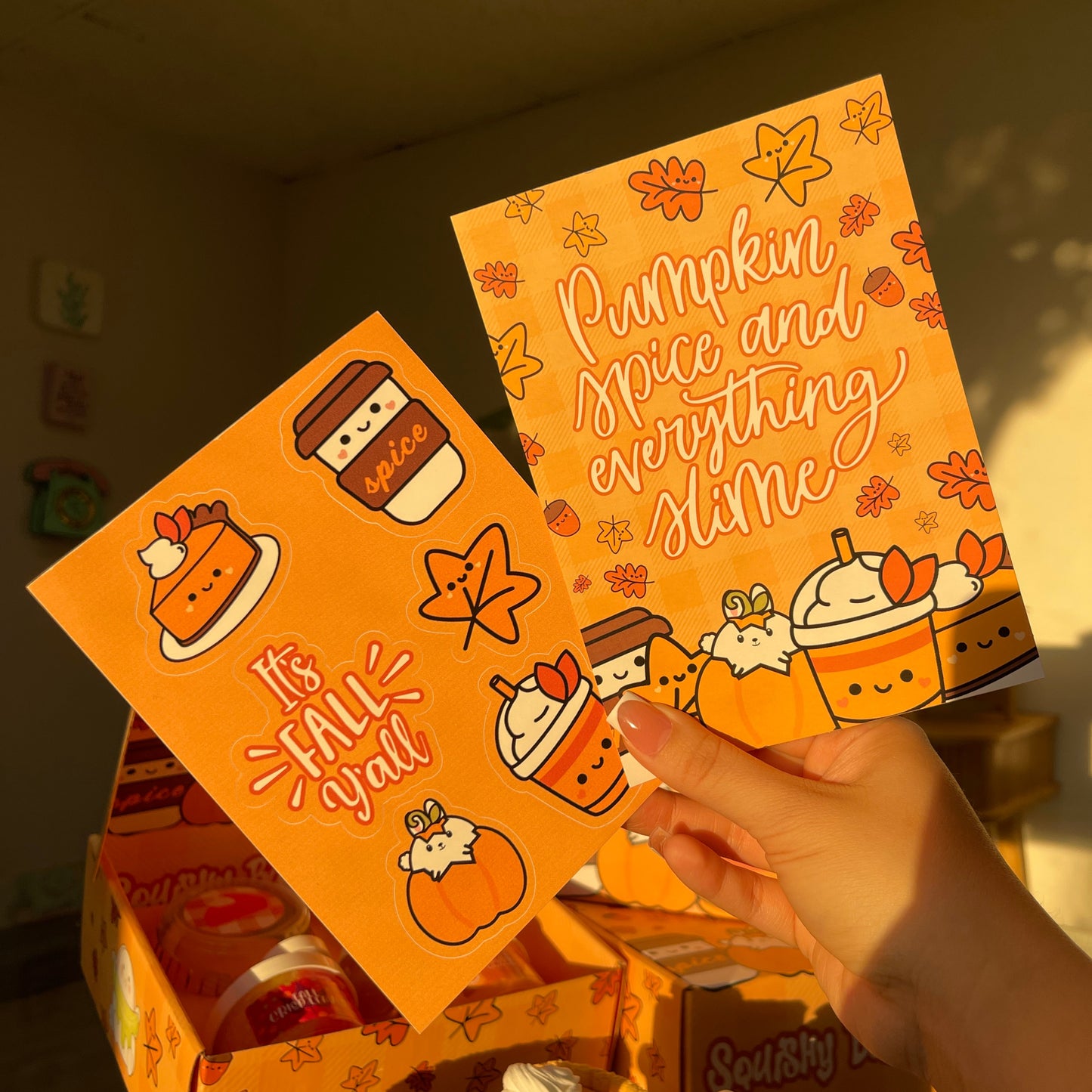 Pumpkin Spice and Everything Slime Box