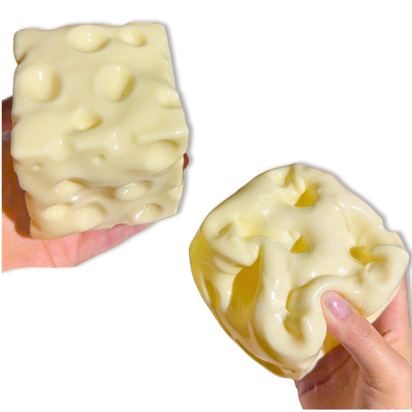 Vasoline Jumbo Cheese Cube Squishy