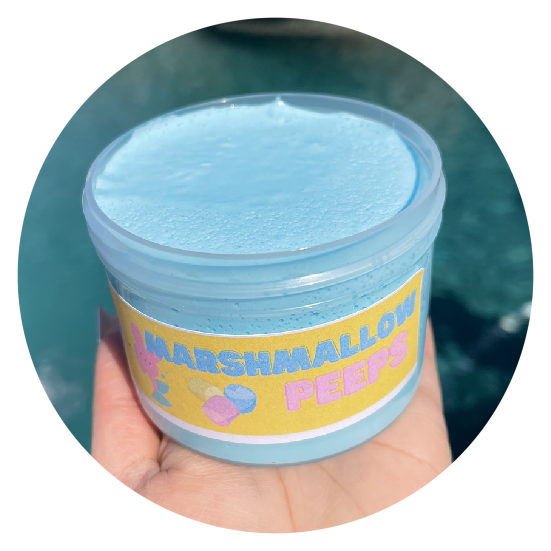 Blue Marshmallow Peeps (without clay peeps)