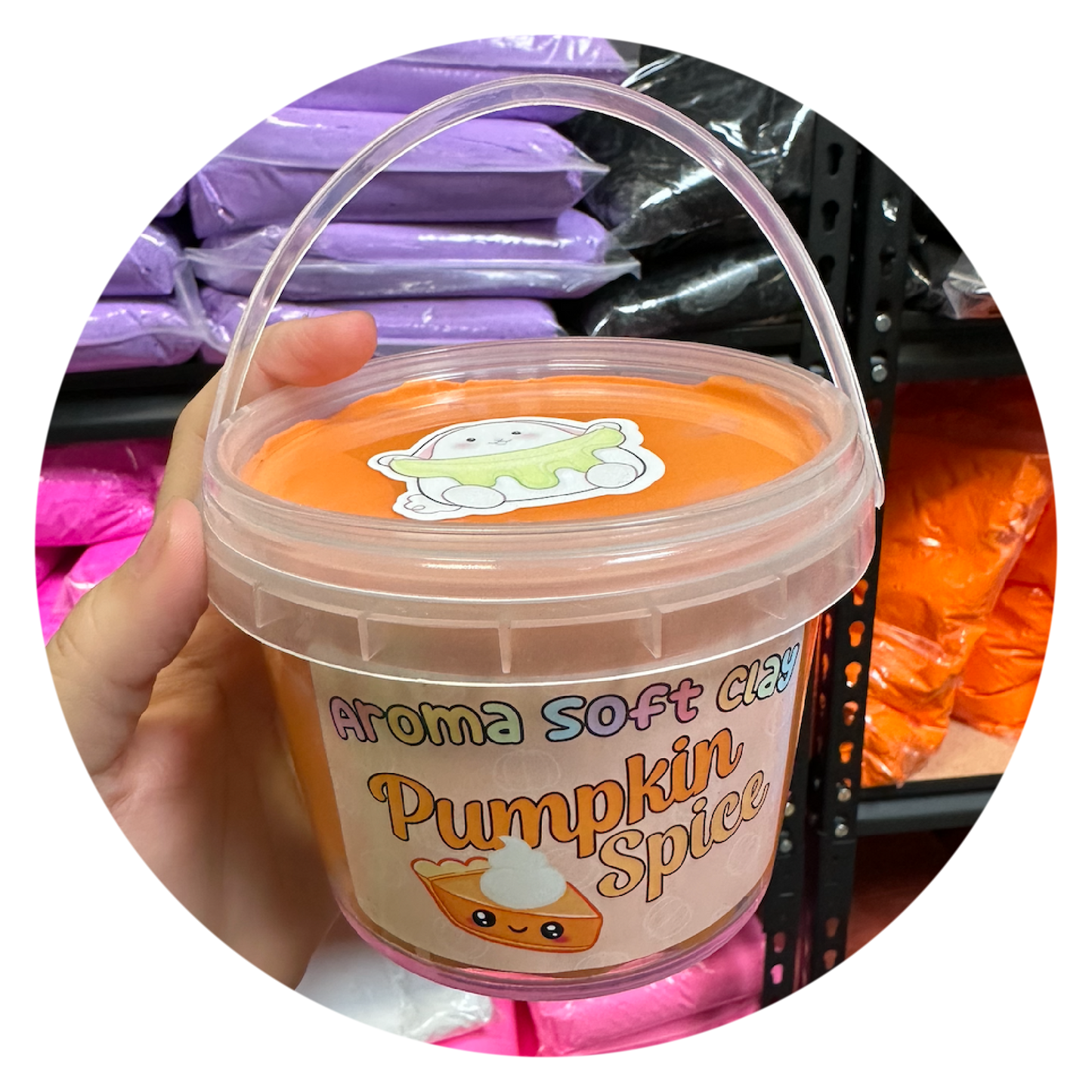 Aroma Soft Clay Pumpkin Spice Bucket