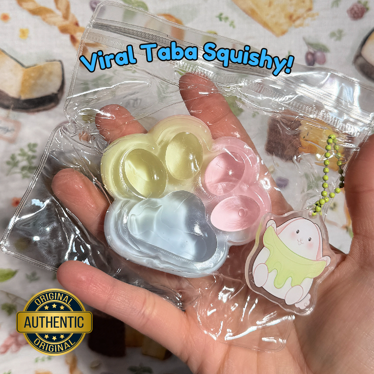 Taba Rainbow Cat Paw Squishy