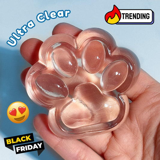 Taba Ultra Clear Cat Paw Squishy
