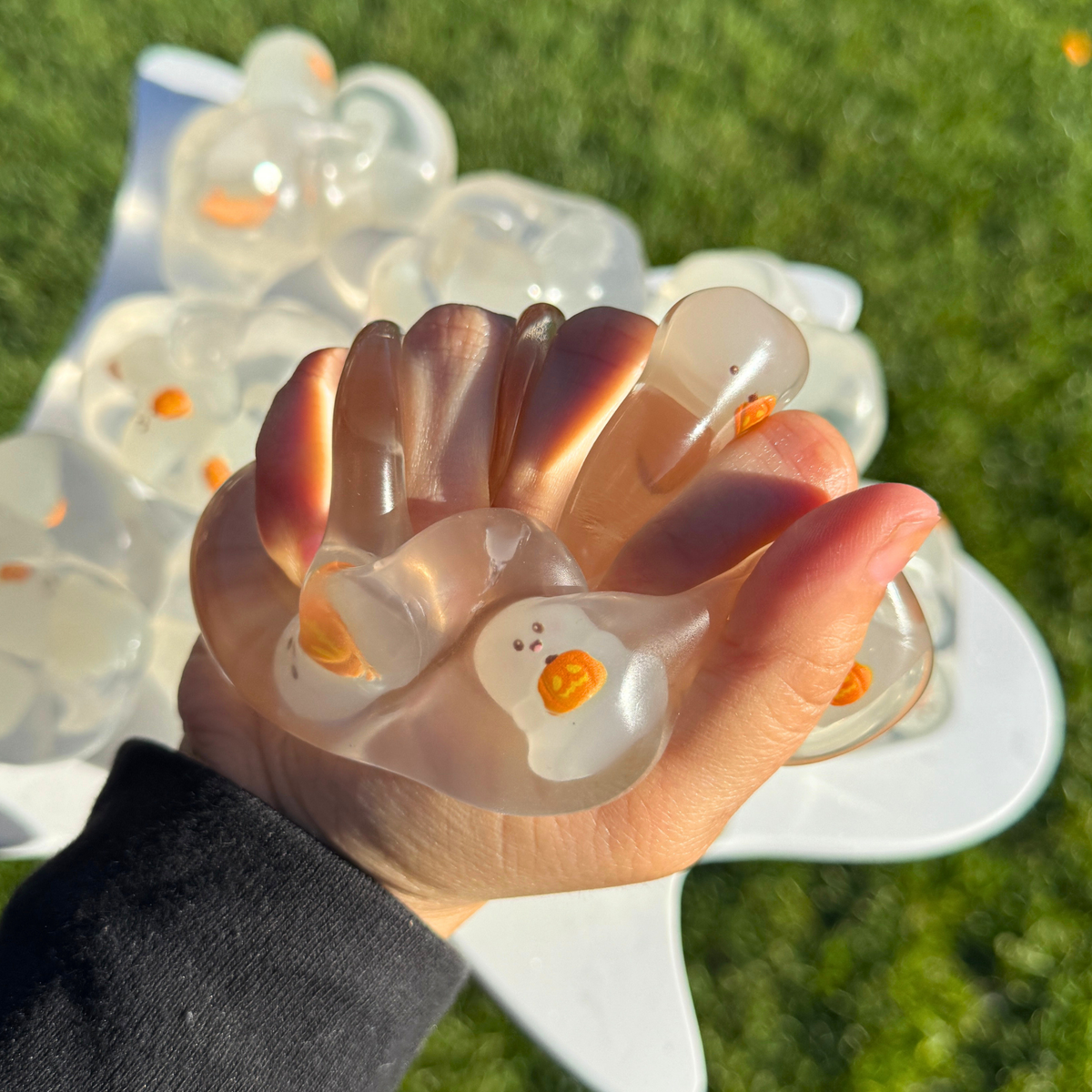 Ghost Squishy Ball - Glows in the Dark!