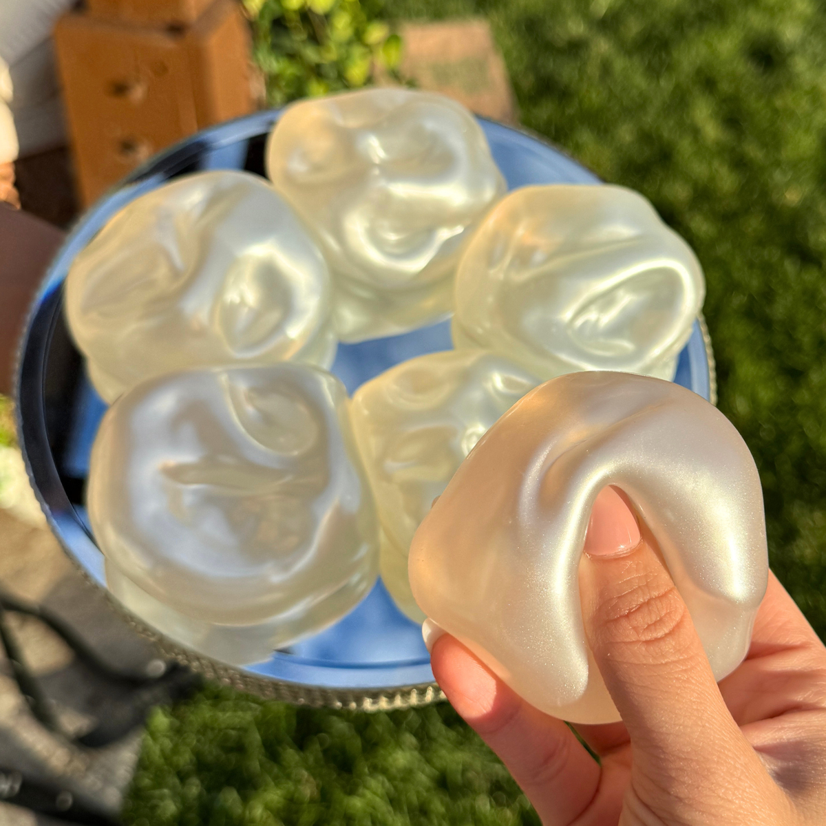 Pearl Coconut Oil Squishy Ball
