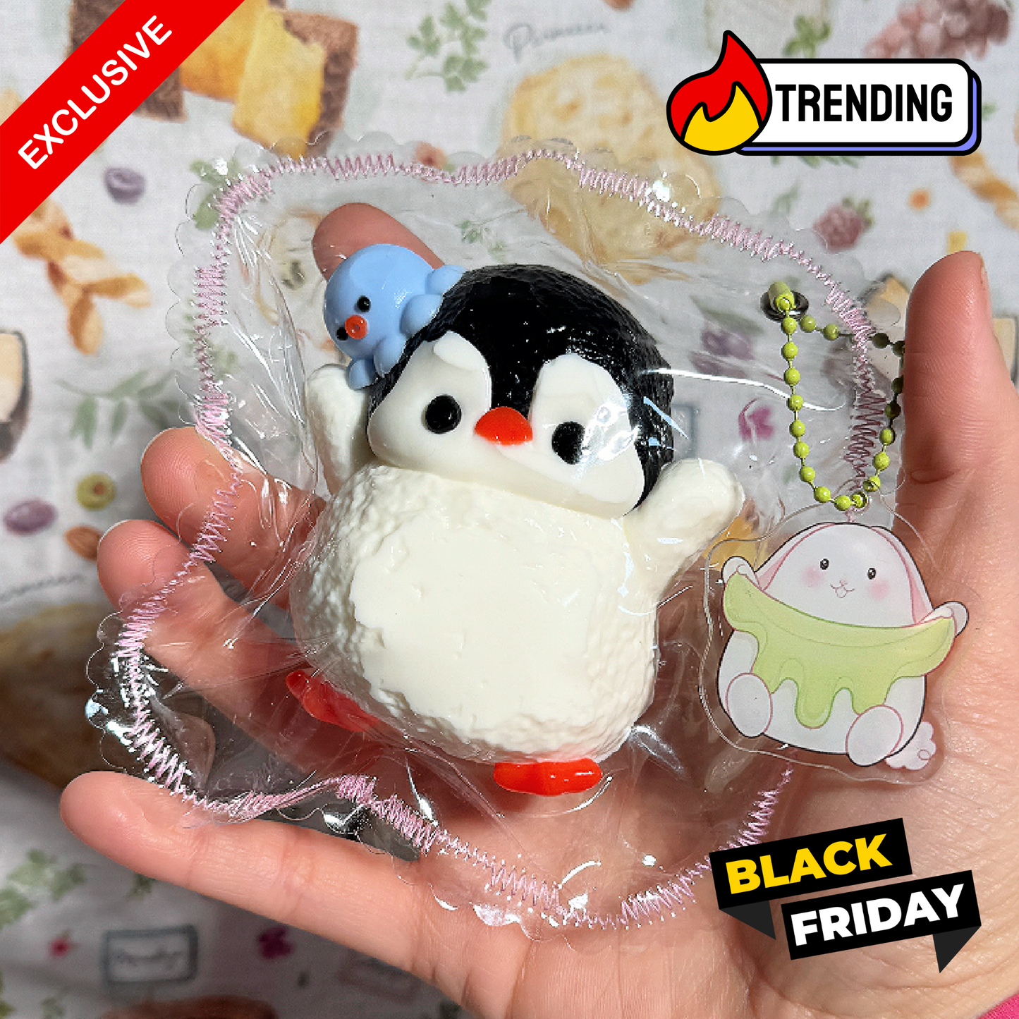 Taba Penguin & Octopus Squishy