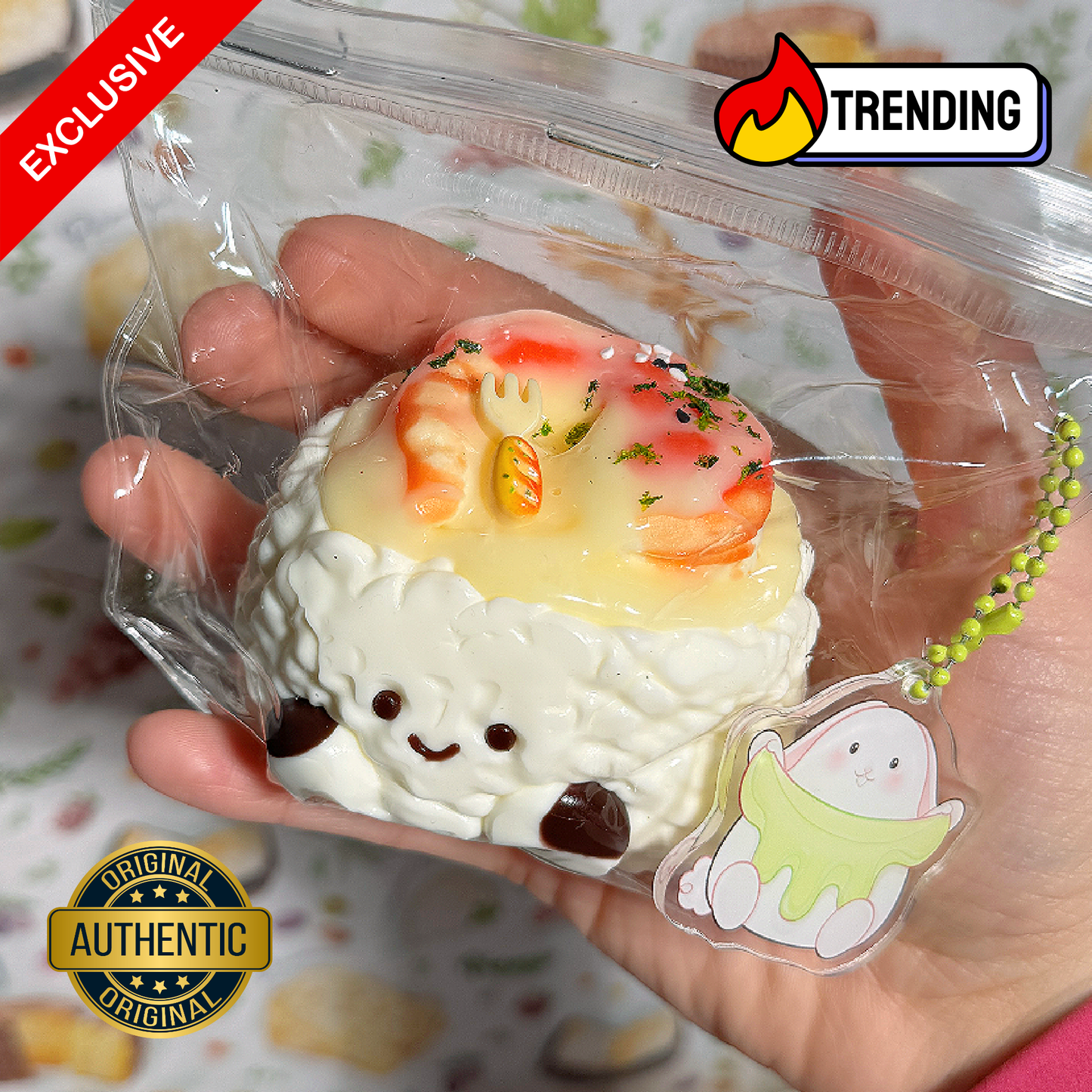Taba Shrimp Sushi Squishy