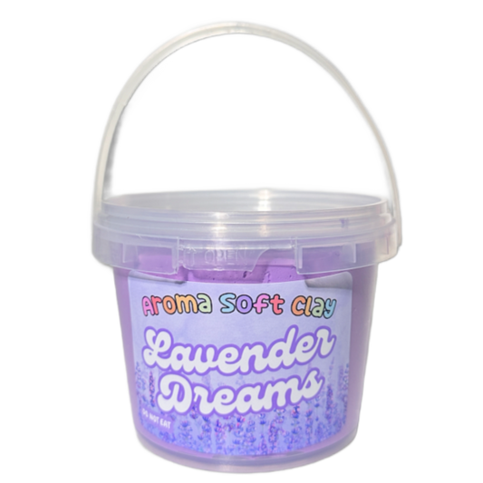 Lavender Dreams Soft Clay Bucket