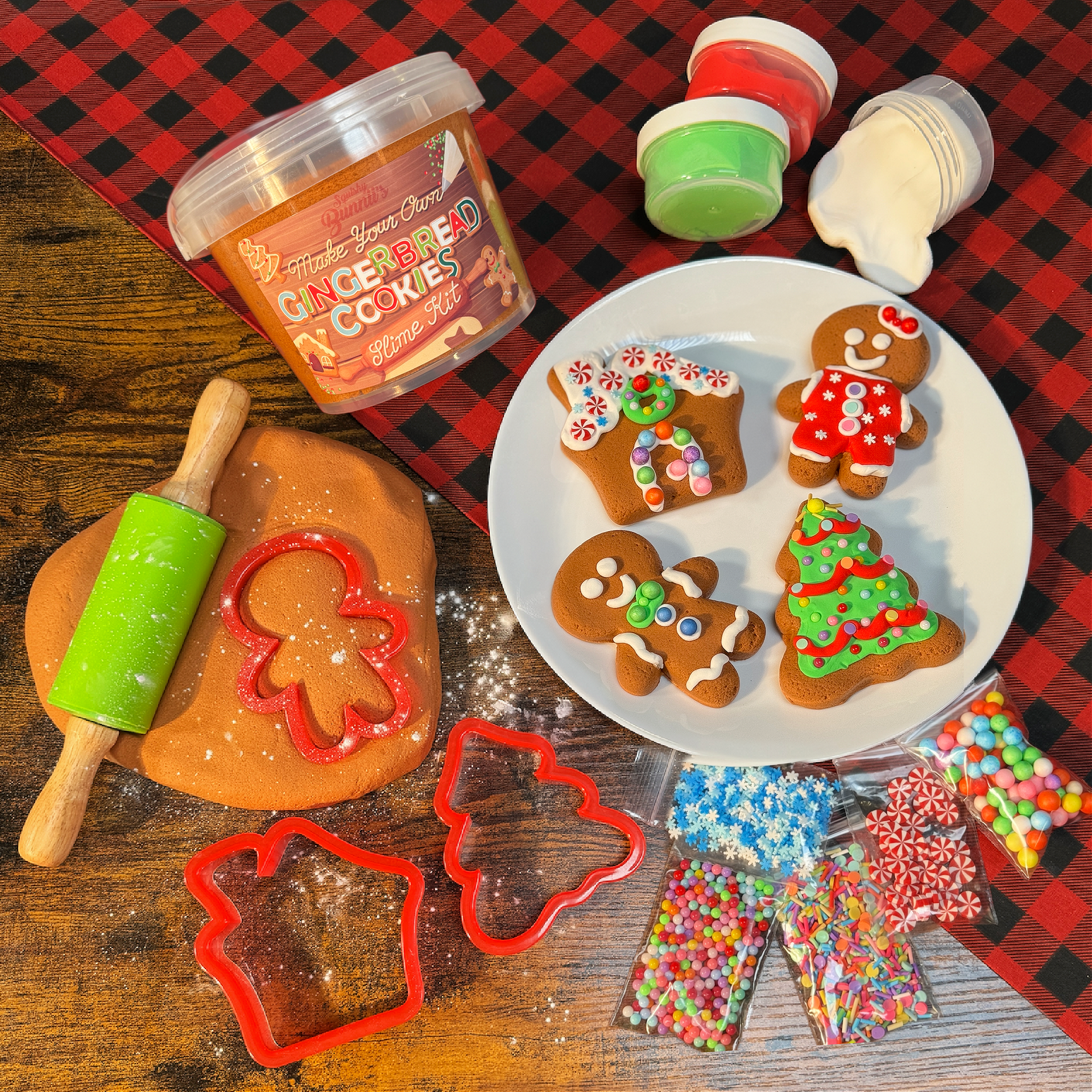 Gingerbread Kid Squishies