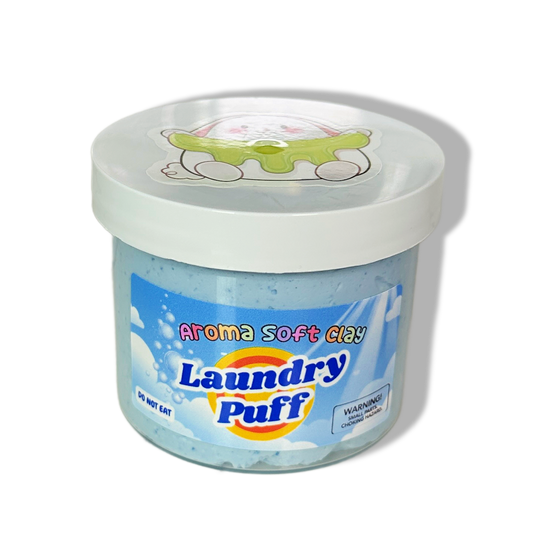 Laundry Puff Soft Clay Slime