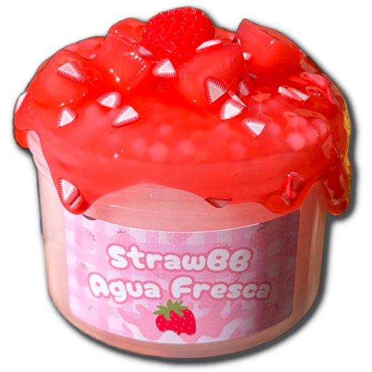 Strawbb Agua Fresca! Crunchy slime!