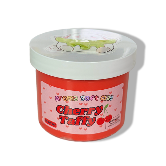 Cherry Taffy Soft Clay Slime