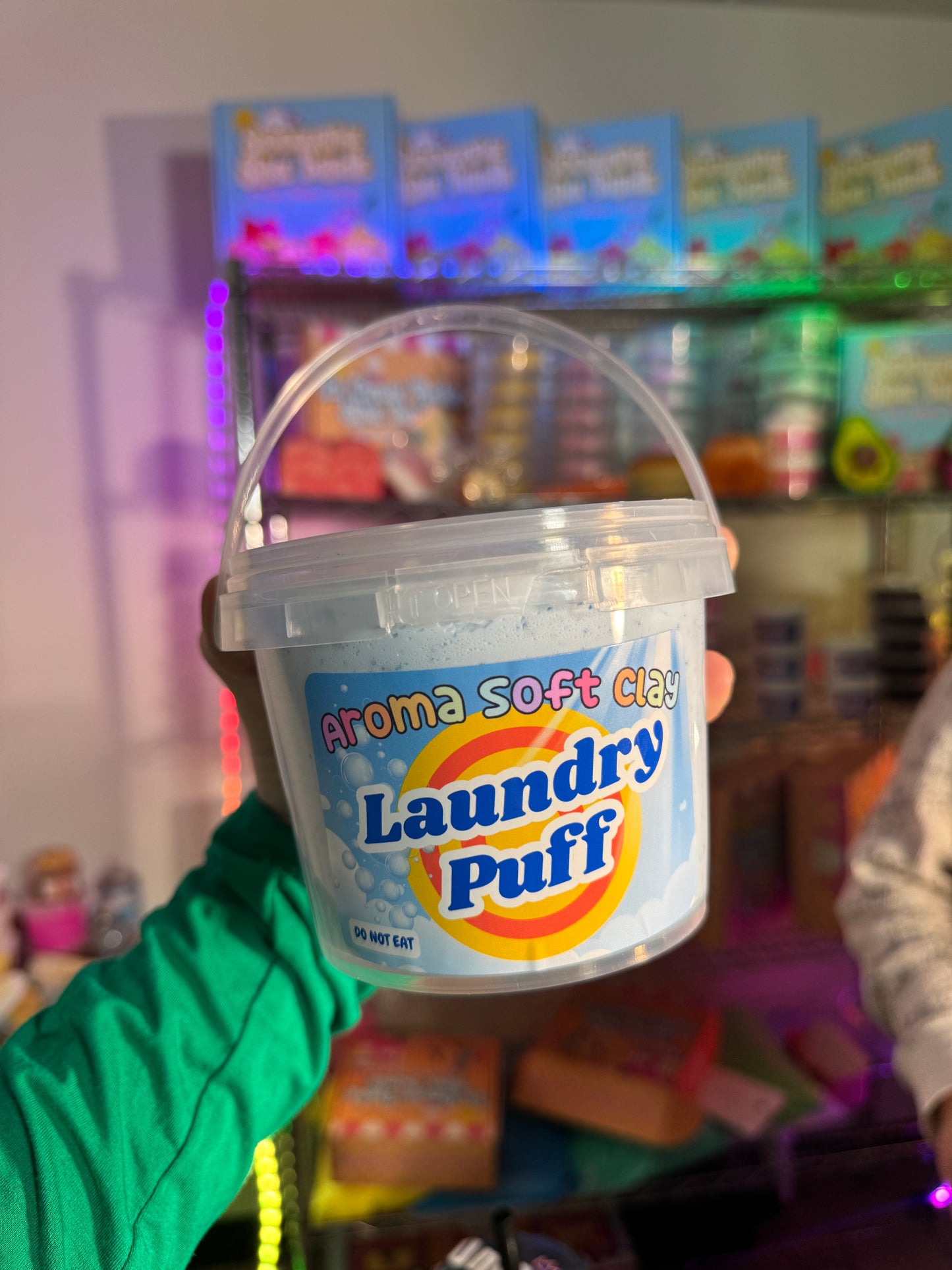 Laundry Puff Aroma Soft Clay