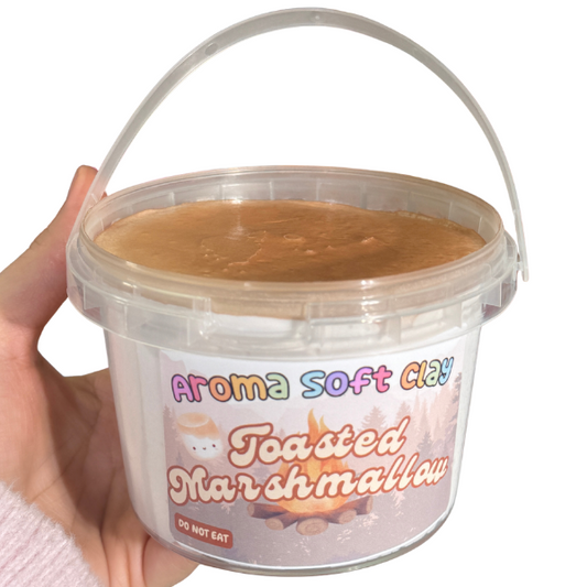 Toasted Marshmallow Soft Clay Bucket