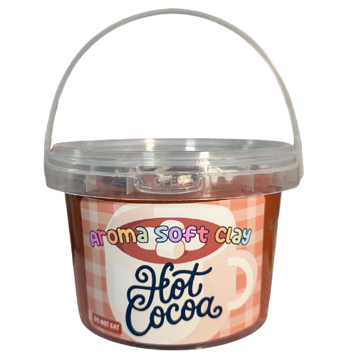 Hot Cocoa Soft Clay Bucket