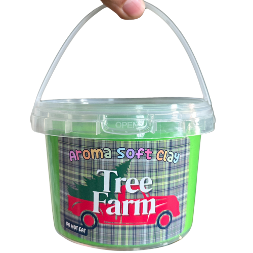 Tree Farm Soft Clay Bucket