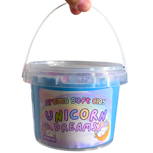 Unicorn Dreams Soft Clay Bucket