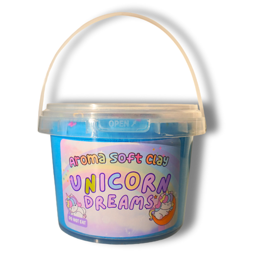 Unicorn Dreams Soft Clay Bucket
